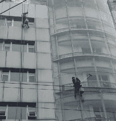 成都鋁塑板外墻清洗，四川外墻鋁板清洗